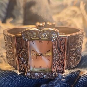 Geneva Women's Watch - Gold and Orange